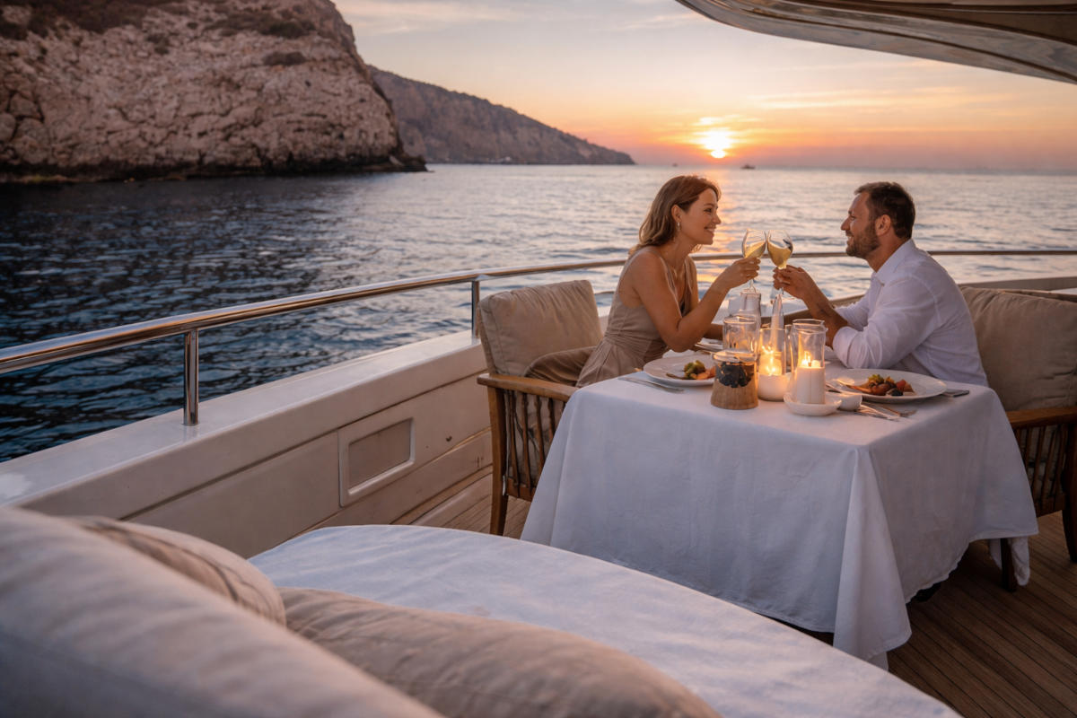 yacht catering in ibiza